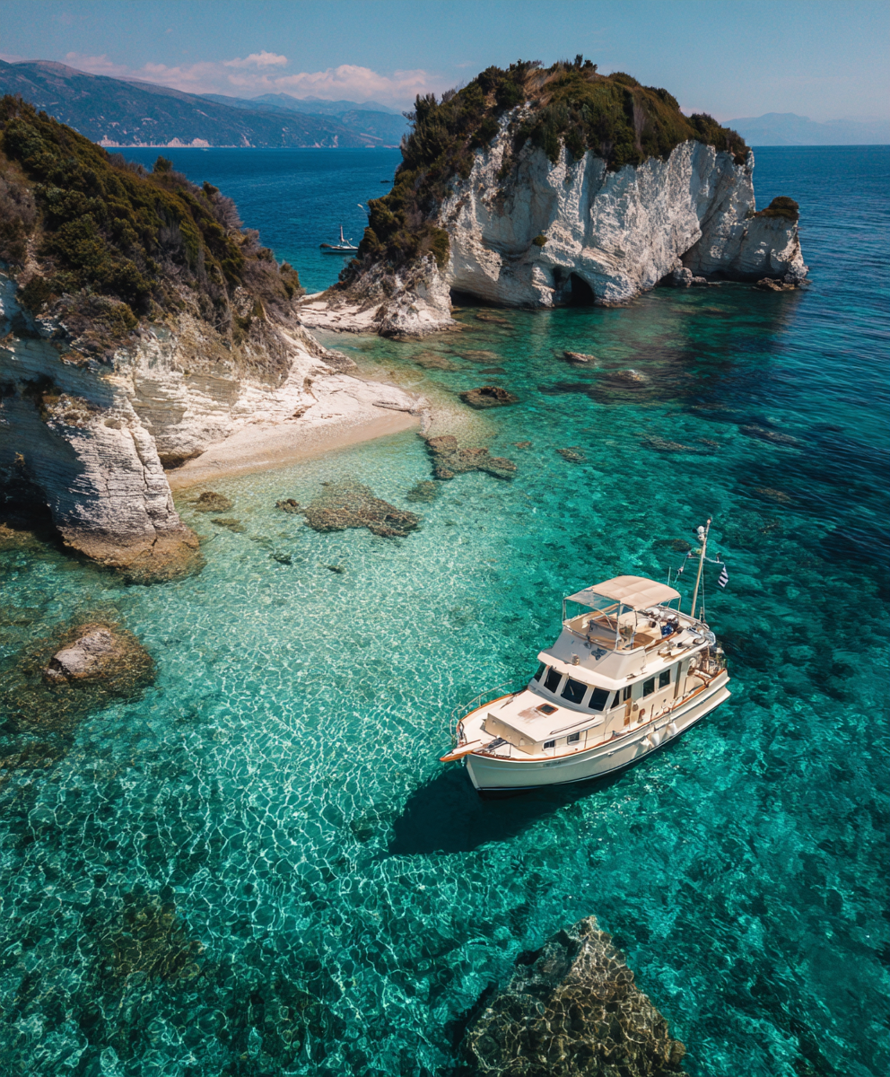 Best private boat trip corfu to paxos